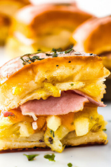 turkey cheese sliders